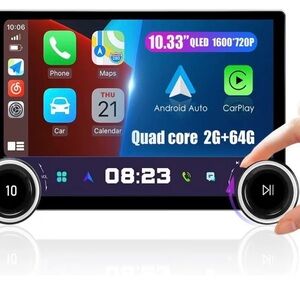 KUNFINE 110.33 Android Car Stereo w/ CarPlay + Android Auto